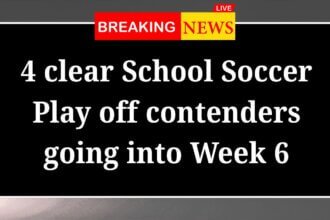 4 clear School Soccer Playoff contenders going into Week 6