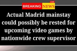 Actual Madrid mainstay could possibly be rested for upcoming video games by nationwide crew supervisor