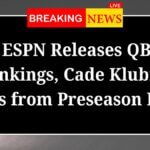 ESPN Releases QB Rankings Cade Klubnik Slips from Preseason Buzz
