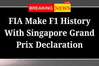 FIA Make F1 History With Singapore Grand Prix Declaration