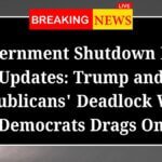 Government Shutdown Live Updates Trump and Republicans Deadlock With Democrats Drags On