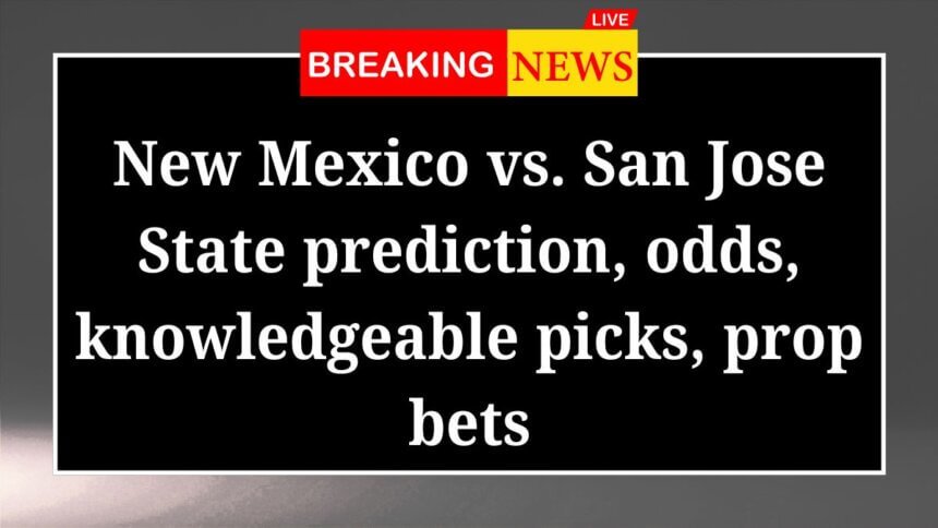 New Mexico vs San Jose State prediction odds knowledgeable picks prop bets