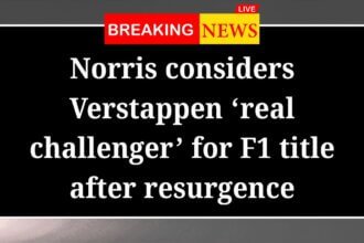 Norris considers Verstappen real challenger for F1 title after resurgence