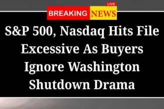 SP 500 Nasdaq Hits File Excessive As Buyers Ignore Washington Shutdown Drama