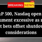 SP 500 Nasdaq open at document excessive as rate cut bets offset shutdown considerations