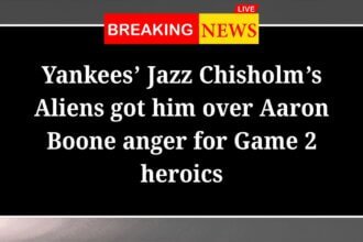 Yankees Jazz Chisholms Aliens got him over Aaron Boone anger for Game 2 heroics